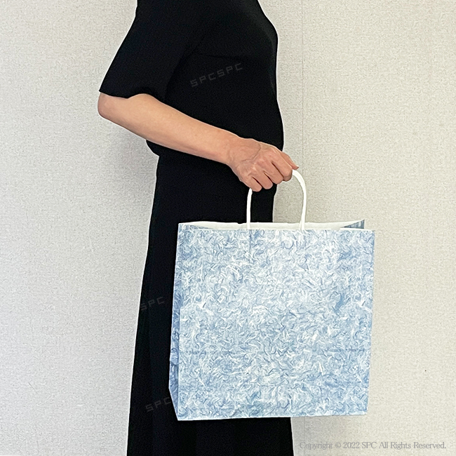 手提げ紙袋 雲竜 青3才 【32×11.5×H31cm】