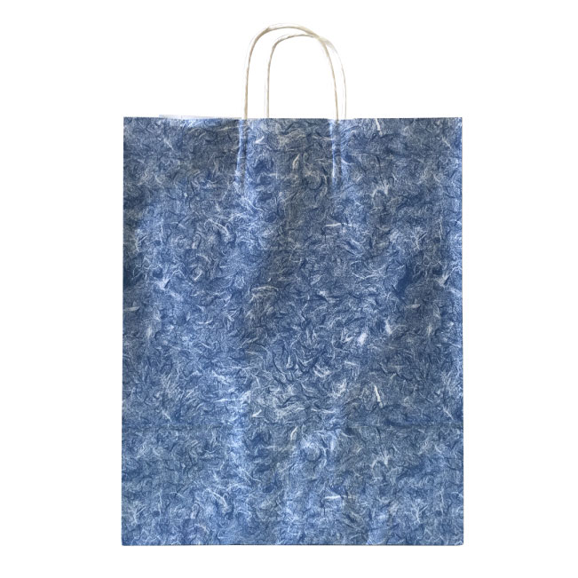 手提げ紙袋　雲竜　青2才　【32×11.5×H41cm】