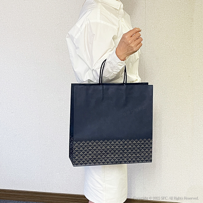 高級手提げ紙袋　みすみ　3才　【32×11×H32cm】