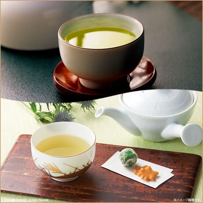 香典返し直送2点セット 48B-10（美味之誉詰合せ＆茶の国めぐり