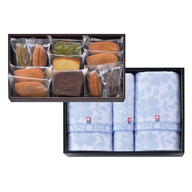 デパコスのみ まとめ売り 楽天市場】ゴディバ GODIVA クッキー お菓子 タオル セット GDB-23045