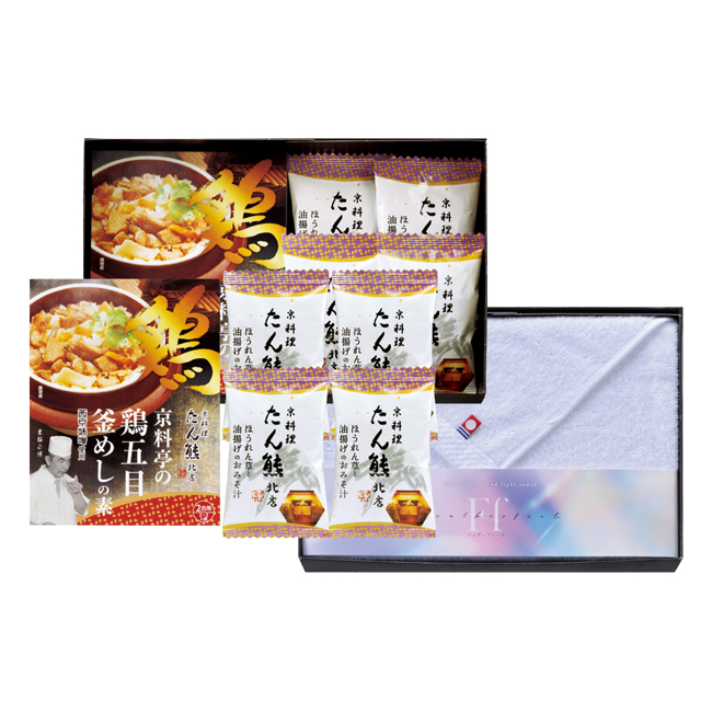 コンビネーションギフト たん熊北店 鶏釜めしの素・フリーズドライ