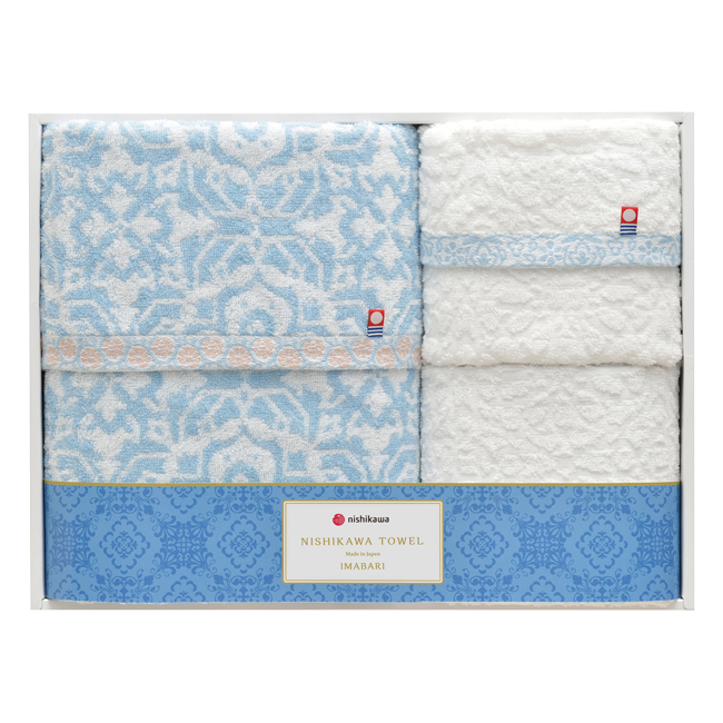 〈nishikawa〉今治製タオルセット　No.50　割引き商品