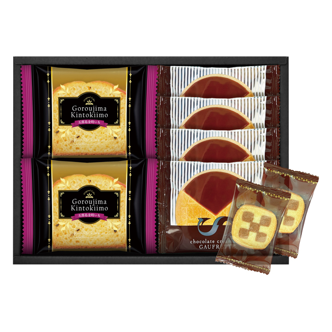 五郎島金時いもケーキ＆ゴーフレット＋クッキー　No.15　割引き商品