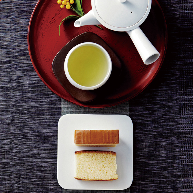 長崎製法カステーラ・緑茶詰合せ No.15