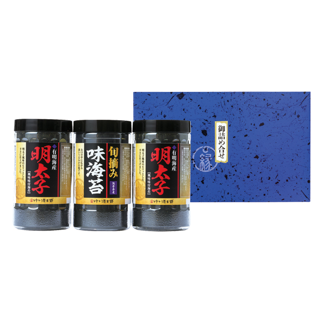 ゆかり屋本舗 有明海産 明太子風味&味海苔セット No.15