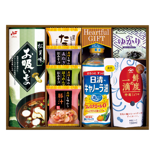 日清キャノーラ油&鮮度の一滴しょうゆ詰合せ No.30