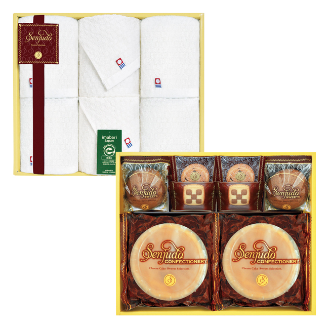 千寿堂 スイーツ＆今治タオルセット No.80【割引きクーポン対象