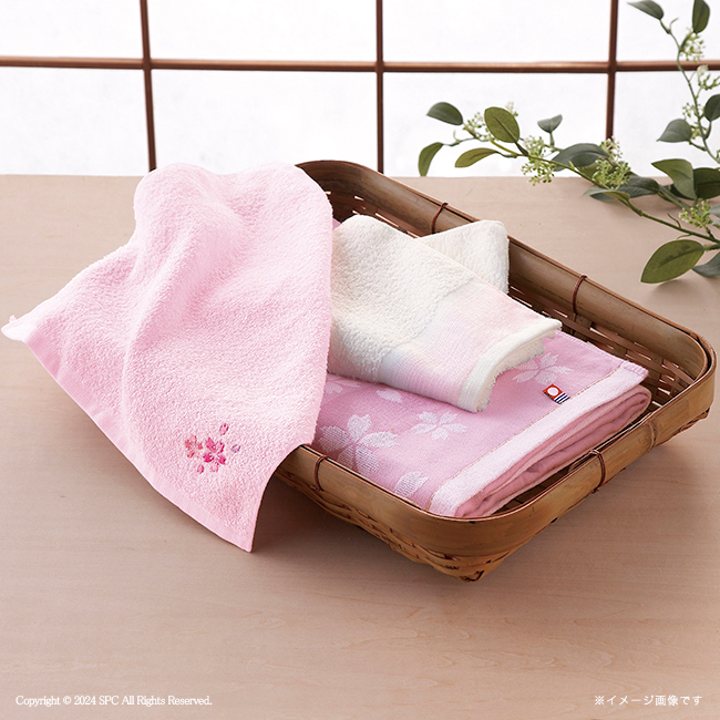 今治×泉州桜づくし ハンド・フェイスタオルセット No.15（エコのし限定