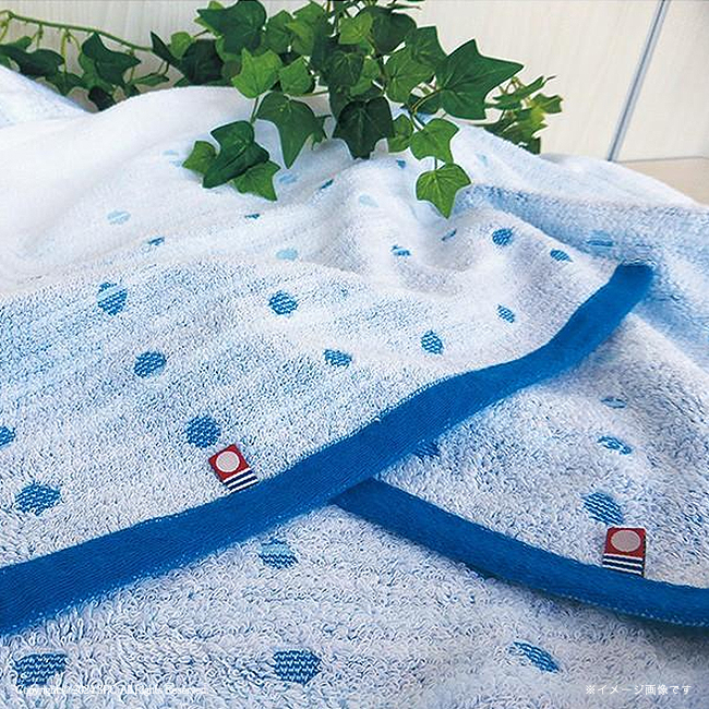 今治　海と空の美しい青のタオル　ハンドタオル2枚セット　No.15　割引き商品