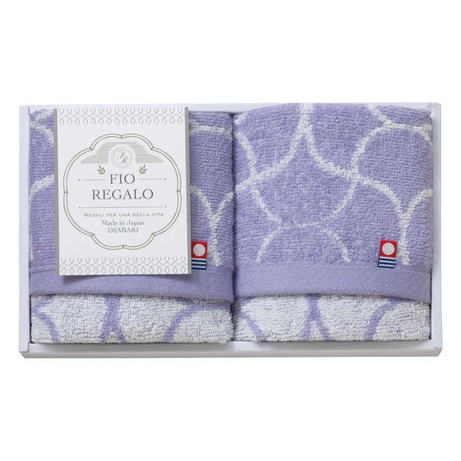 フィオレガロ　ウォッシュタオル2枚セット　No.15　割引き商品