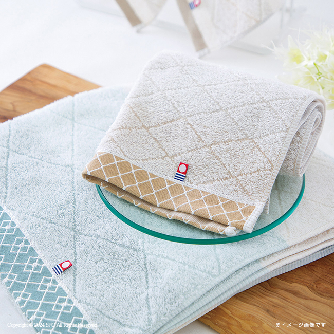 和布小紋（modern）　フェイス・ウォッシュタオルセット　No.15　割引き商品