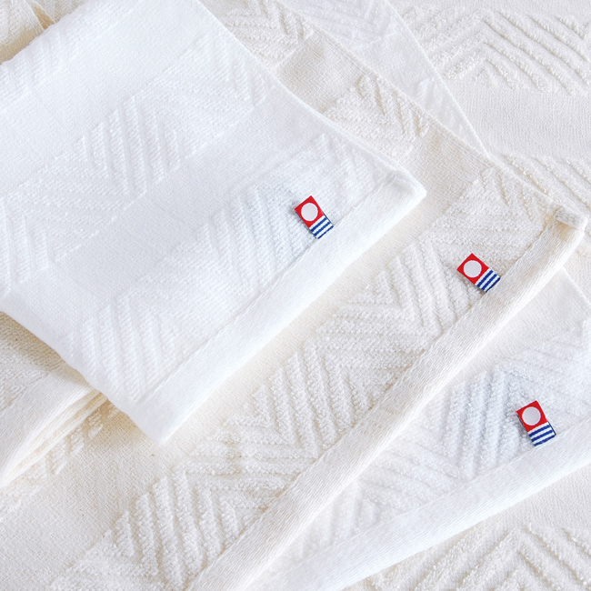 ナチュラル　アイランド　オリーブスクラブ　フェイスタオル2枚セット　No.20　割引き商品