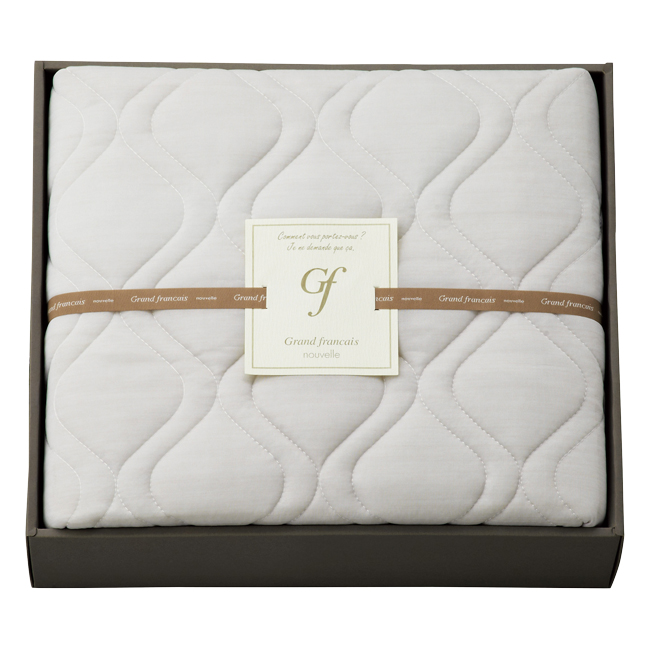 グランフランセ　ヌーベル　クール接触冷感敷パッド1枚　No.50　（グレージュ）　割引き商品