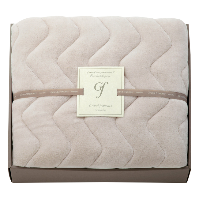 グランフランセヌーベル　ソフトタッチ敷パッド　No.50　（ピーチグレー）　割引き商品