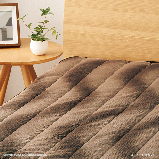 吸湿発熱綿入りマイクロファイバー敷パッド2枚セット　No.100　割引き商品