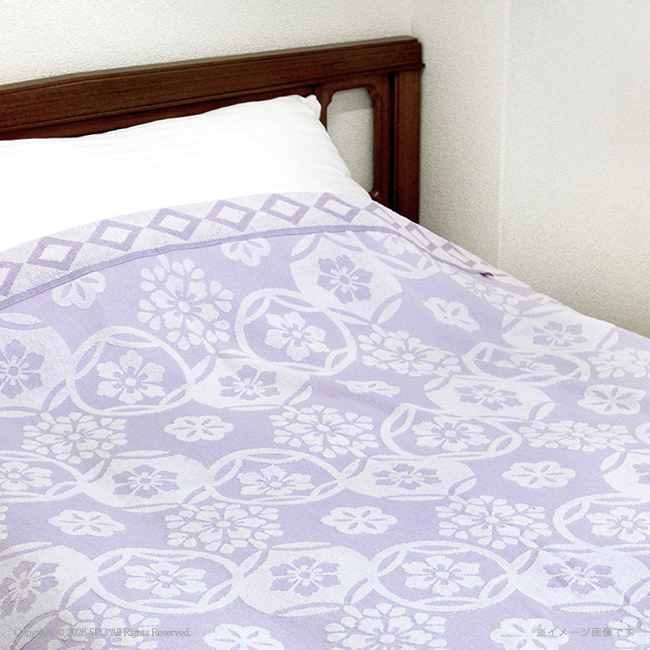 【送料無料】 今治　うらら咲き　タオルケット2枚セット　No.180