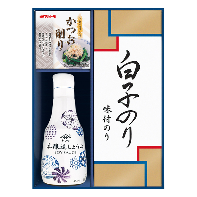 ヤマサ鮮度しょうゆ＆白子のり詰合せ　No.15　割引き商品