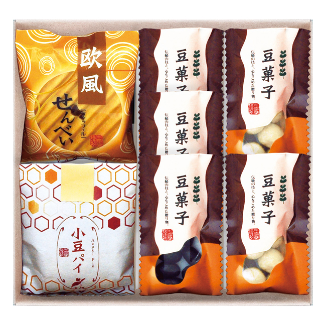 小豆パイ・欧風せんべい和菓子詰合せ　No.15　割引き商品