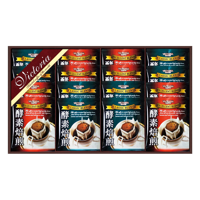 ビクトリアコーヒー　酵素焙煎ドリップコーヒーセット　No.20　割引き商品