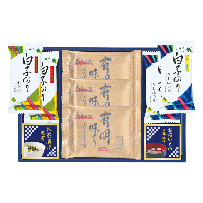 味之庵　白子のり＆永谷園食卓セット　No.25　割引き商品