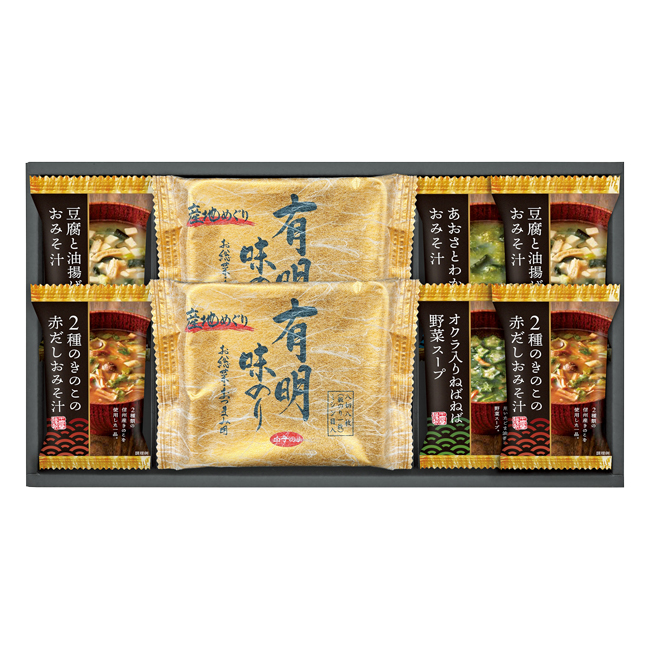 フリーズドライ＆有明味のり詰合せ　No.25　割引き商品