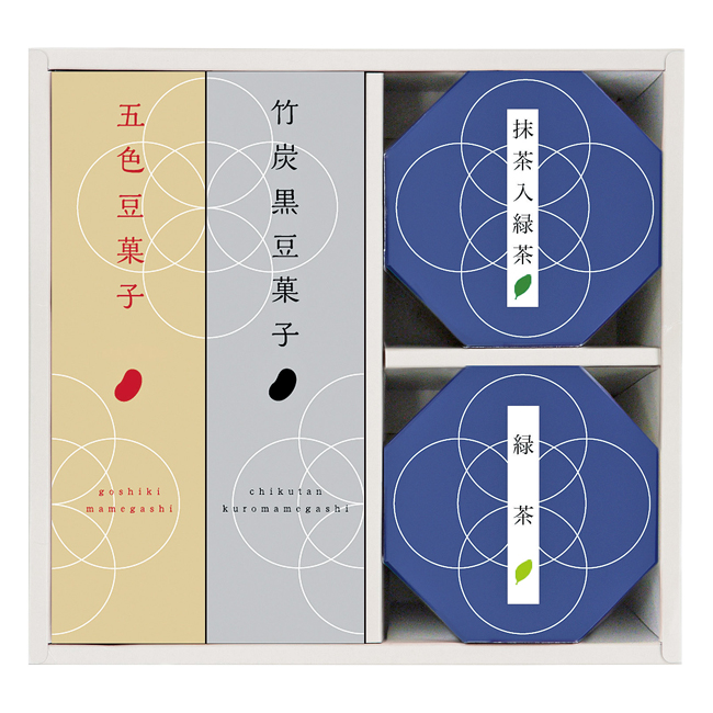 <豆和菓> 豆菓子・お茶詰合せ No.15