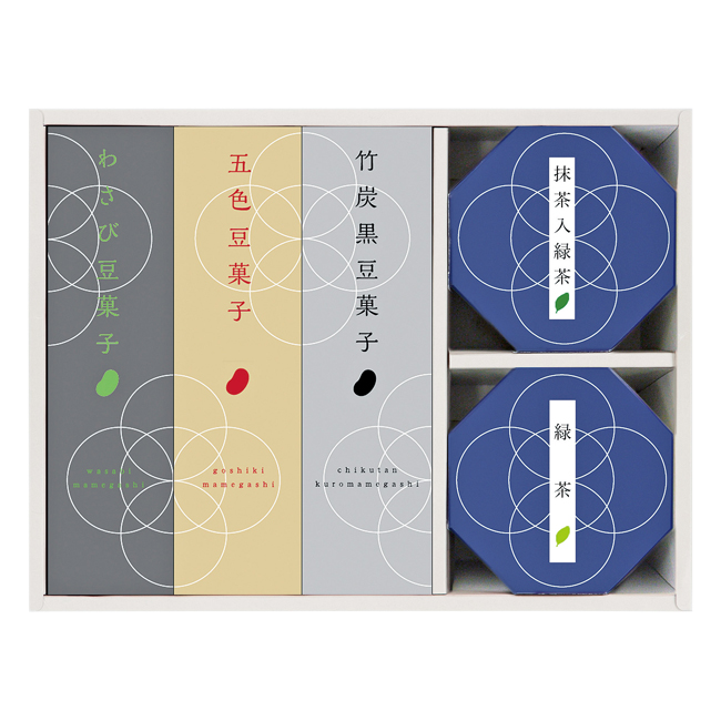 <豆和菓> 豆菓子・お茶詰合せ No.20