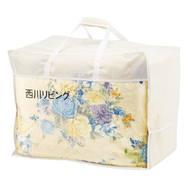 西川 羽毛掛けふとん1枚 No.500 (サックス)