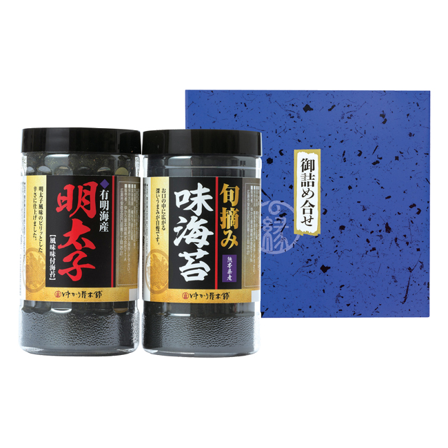 ゆかり屋本舗 有明海産 明太子風味&味海苔セット No.10