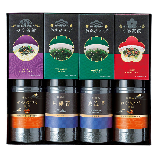 ゆかり屋本舗　味海苔・お茶漬・スープ詰合せ　No.40　40％OFF