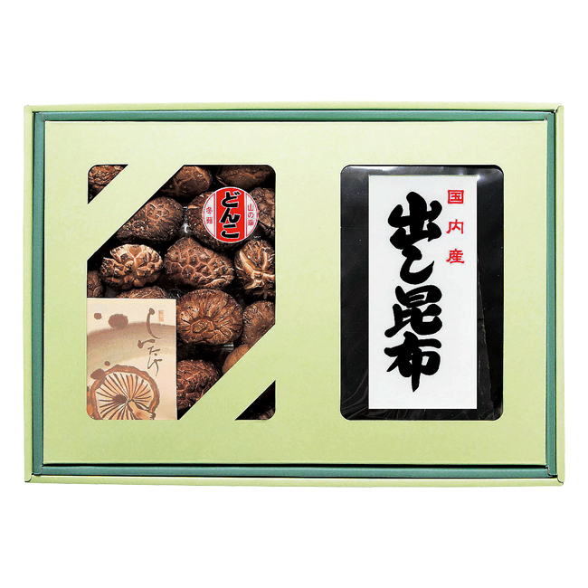 国産椎茸＆昆布セット　No.50　割引き商品