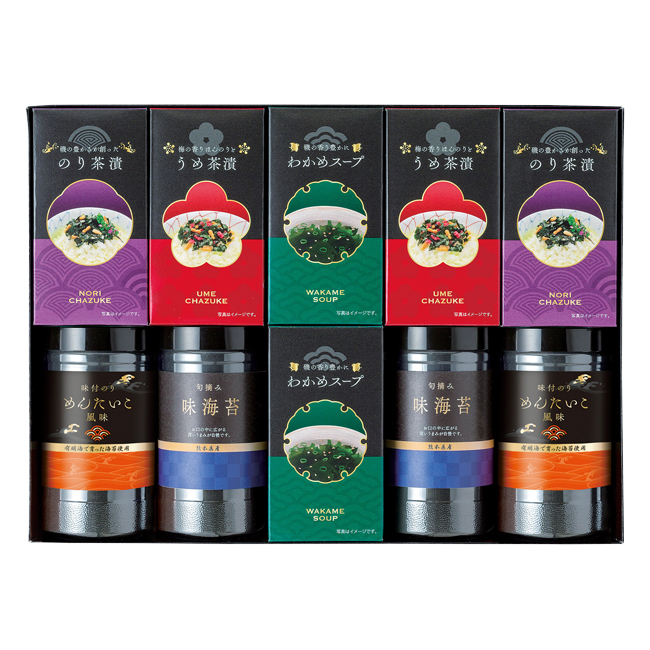 ゆかり屋本舗　味海苔・お茶漬・スープ詰合せ　No.50　40％OFF