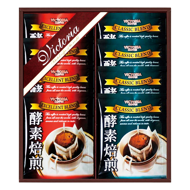 ビクトリアコーヒー 酵素焙煎ドリップコーヒーセット No.10