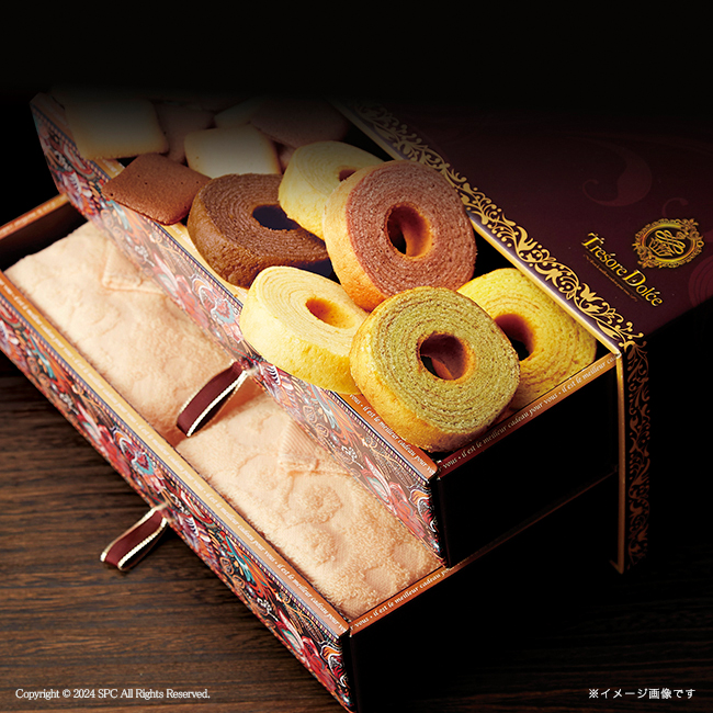 Tresore Dolce ［宝石箱］フルーツカラーバウム＆今治産タオル No.90