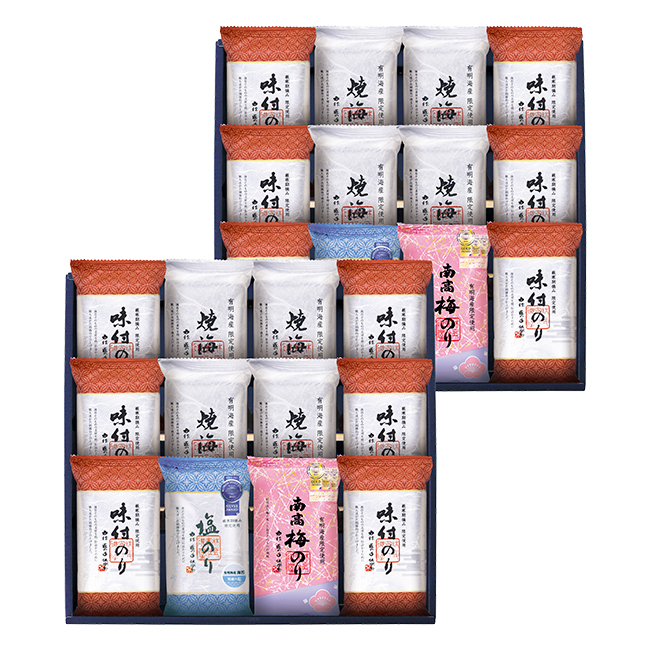 【送料無料】 金賞銀賞　食べくらべ海苔GIFT　No.68