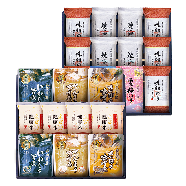 【送料無料】 金賞銀賞　食べくらべ海苔GIFT　No.115