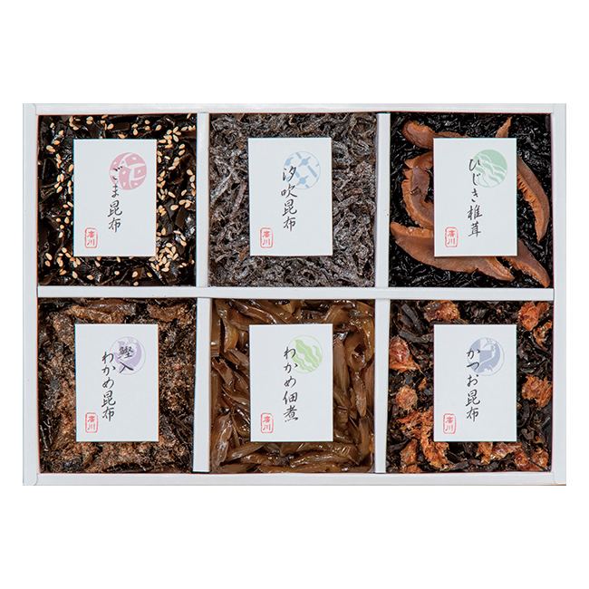 廣川昆布　御昆布　6品佃煮詰合せ（HB-20）　No.20 | 初盆・新盆のお返し 割引き商品 （返：2割）