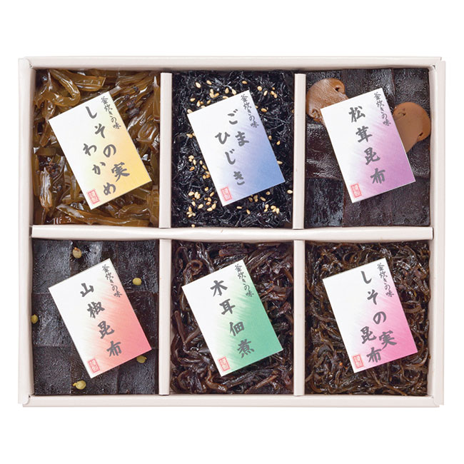 御昆布佃煮6品詰合せ(H-25) No.25 (返:2割)