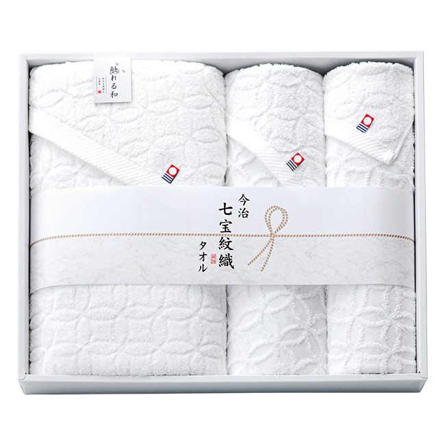 【送料無料】 今治タオルブランド　七宝紋織　タオルセット　No.50