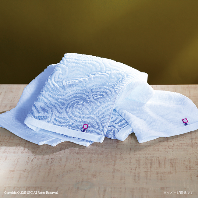 【送料無料】 今治彩波タオル-木綿本舗-　フェイスタオル2P　No.20