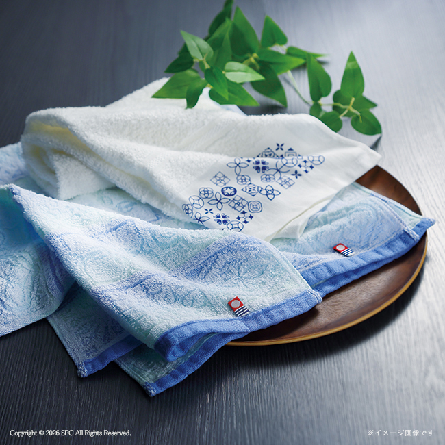 【送料無料】 日本の碧（あお）　タオルセット　No.15