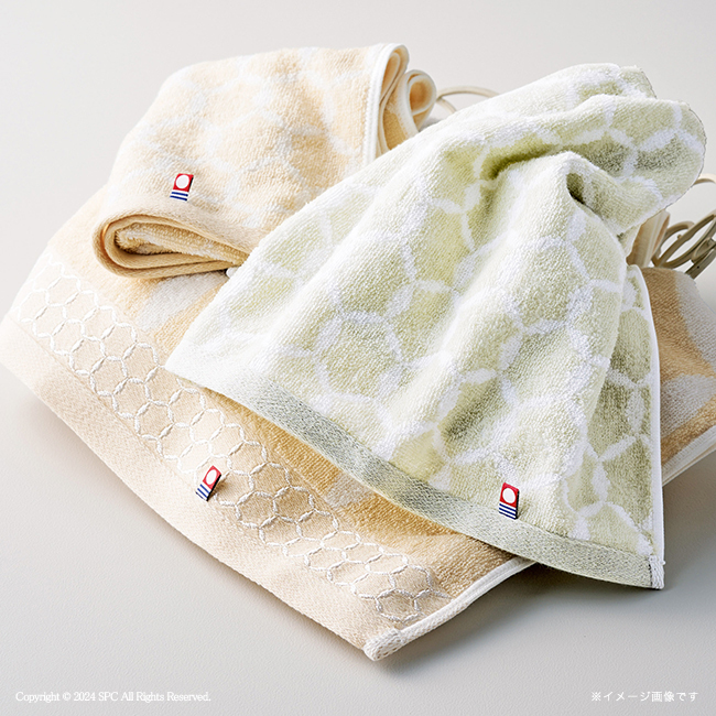 【送料無料】 le　cercle　フェイスタオル　No.12 （ベージュ）