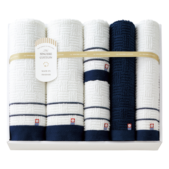 【送料無料】 シンシアコットン　タオルセット　No.80