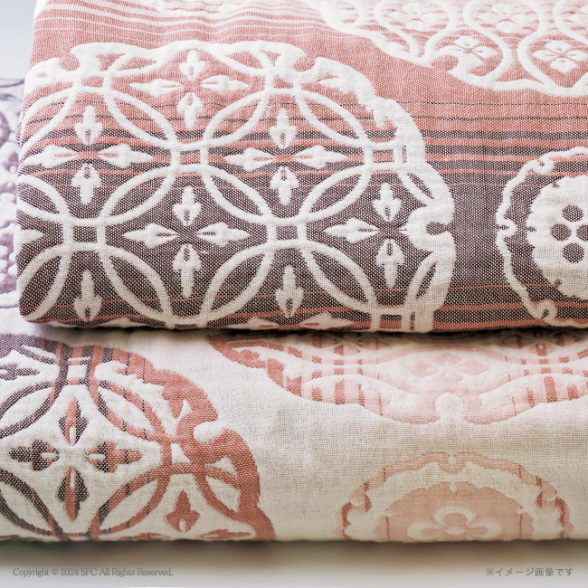 【送料無料】 極選魔法の糸×オーガニック　プレミアム五重織ガーゼ毛布　No.150 （ベージュ）