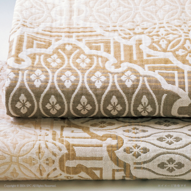 【送料無料】 極選魔法の糸×オーガニック　プレミアム四重織ガーゼ毛布2P　No.200