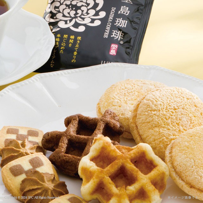送料無料】 堂島珈琲＆ふんわりブッセと焼菓子セット No.30｜香典返し.JP