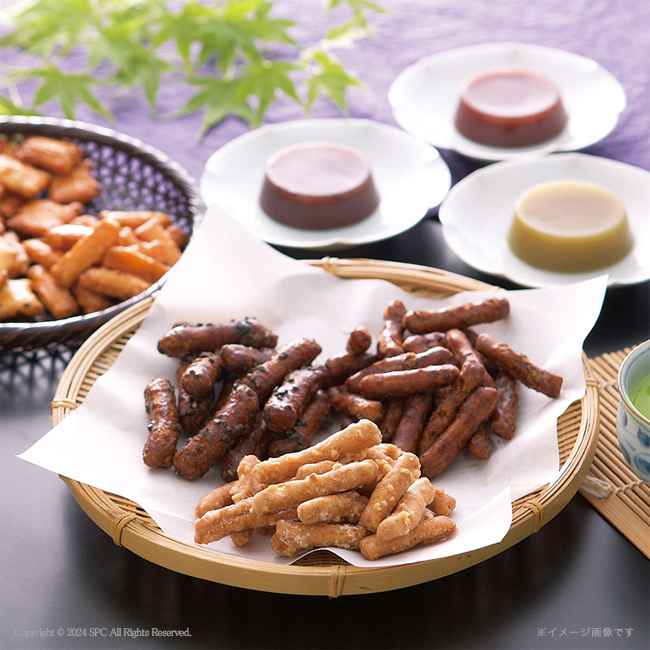 【送料無料】 かりんとう・あられ・羊かん詰合せ　No.50