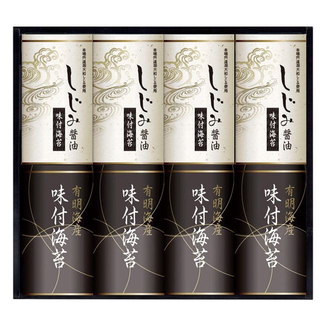 【送料無料】 有明海産＆しじみ醤油味付けのり　No.40
