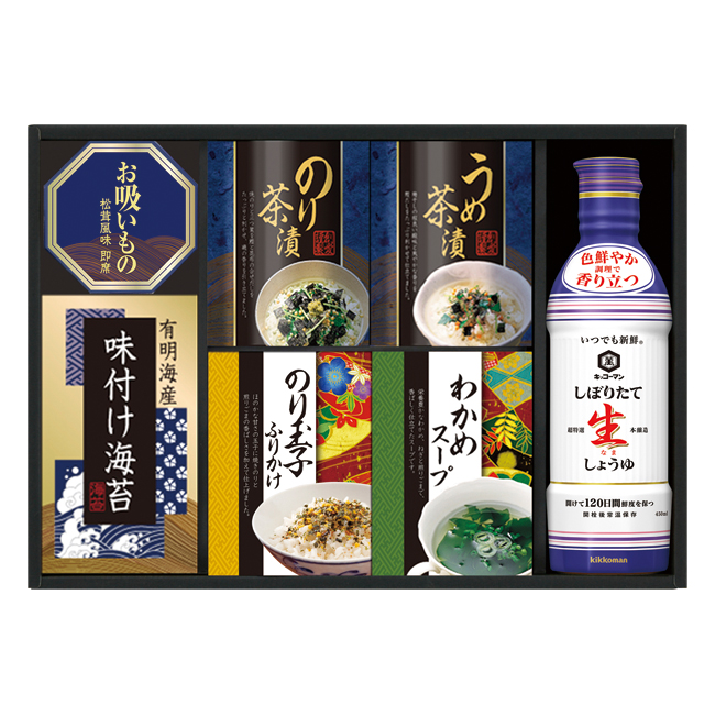 【送料無料】 キッコーマン生しょうゆ＆和食詰合せ　No.30